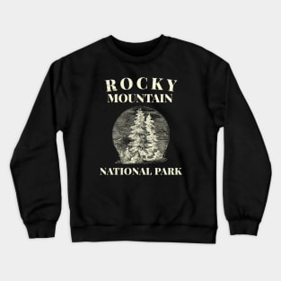 Rocky Mountain National Park Vintage Crewneck Sweatshirt